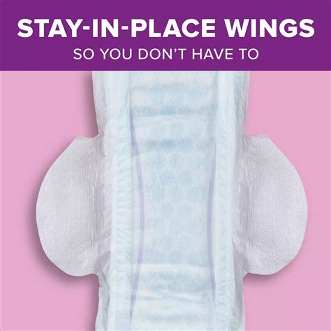 Poise Ultra Thin Long Length Incontinence Pads With Wings 5 Drop