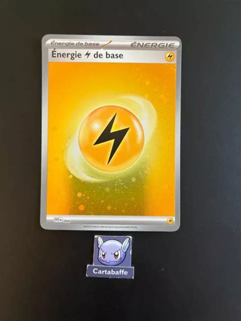 CARTE POKÉMON ENERGIE Electrique SVE 004 EV3 5 HOLO Mini Série 151 NEUF