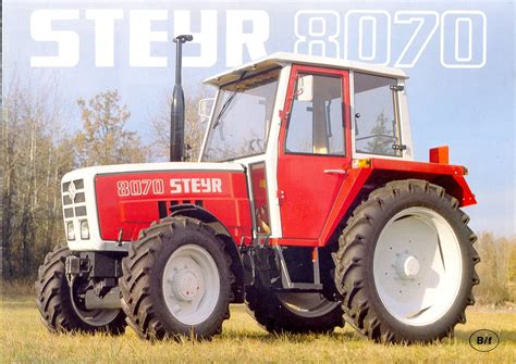 Steyr 8060 8070 8080 8090 Technische Daten Tractorbook De