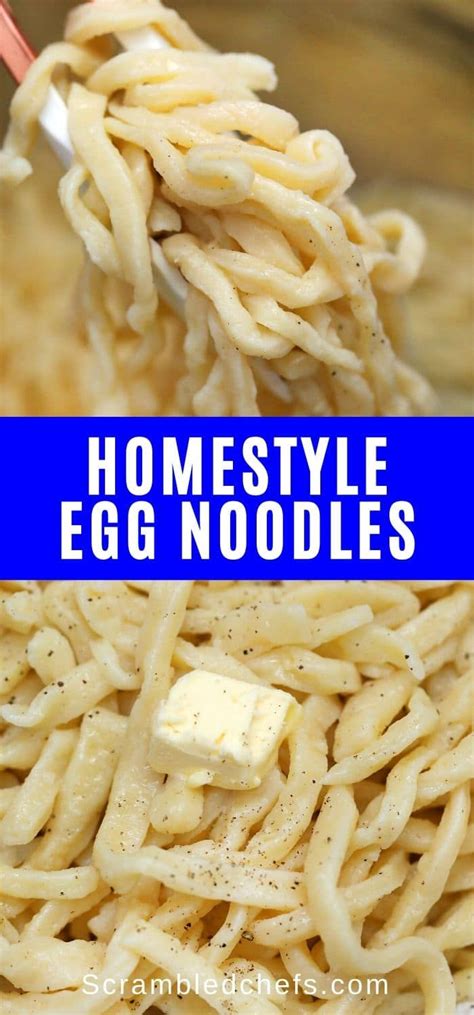 Easiest Homemade Egg Noodles Youll Ever Make Recipe Noodle Recipes Homemade Homemade Egg