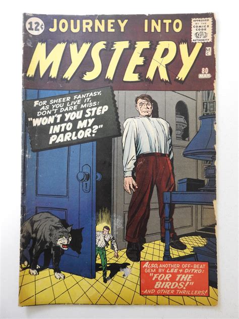 Journey Into Mystery Gd Vg Condition Comic Books Silver