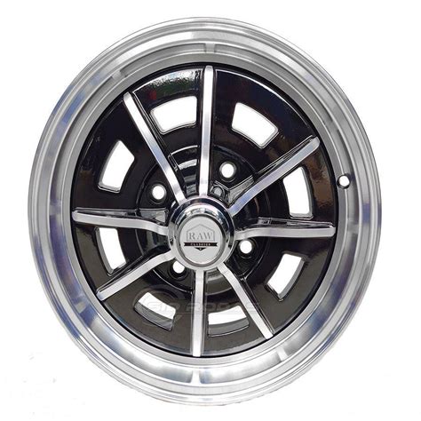 Kit 4 Rodas Aro 15x5 5 Pedrini Fusca Kombi Brasilia 4x130 RLW14 BD