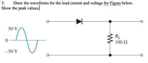 Solved 3 Draw The Waveforms For The Load Current And Chegg