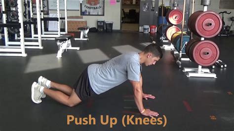 Push Up Knees Youtube