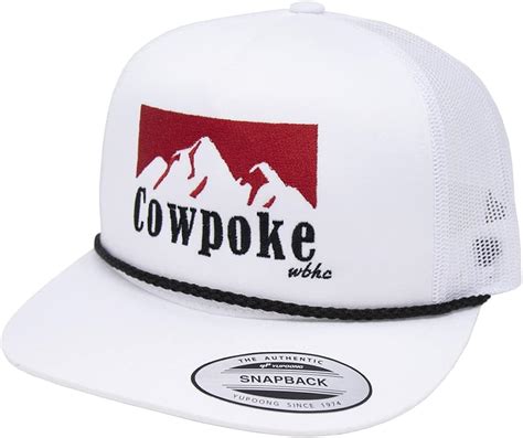 Whiskey Bent Hat Company 5 Panel Snapback Trucker Hat Stylish Cowpoke