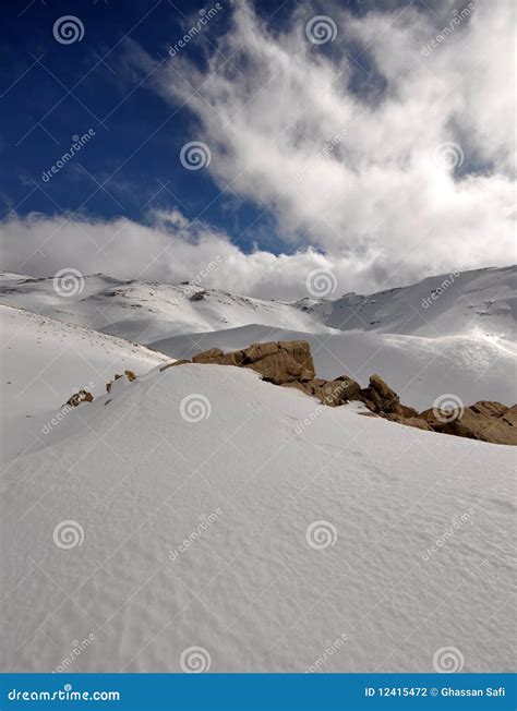 Lebanon_snow_05 stock photo. Image of landscape, mountains - 12415472