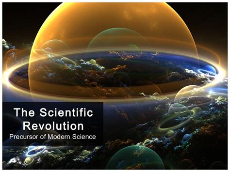 The scientific revolution