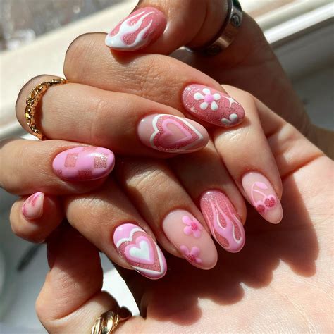 Nail Art Designs With Pink