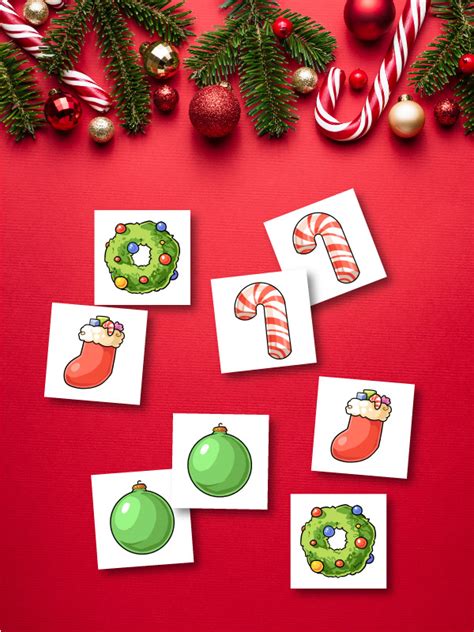 Printable Christmas Matching Game