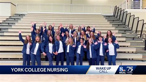 Recent Grads from York College in the Nursing Program share a Wake up Call for WGAL News 8 Today