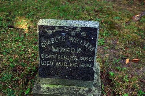 Charles William Mason 1869 1891 Find A Grave Memorial