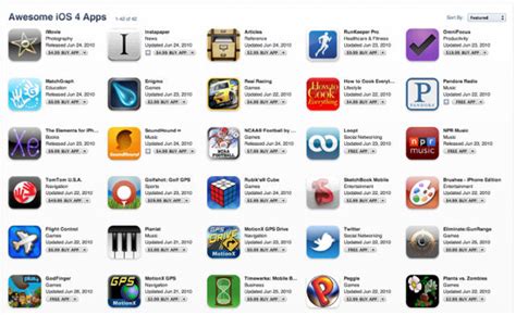 App Store Lists 35 "Awesome" iOS 4 Apps | Cult of Mac