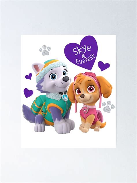 "Creative Nimble Enthusiasm Relief Cute Kids Paw Patrol Skye & Everest ...