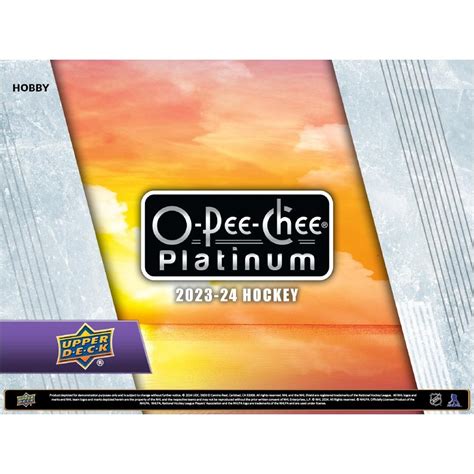 Upper Deck O Pee Chee Platinum Hockey Hobby Box Steel City