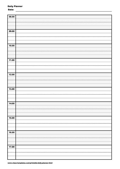 Minute Appointment Template