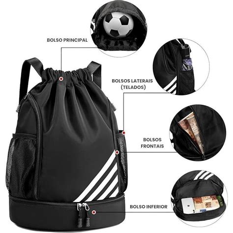 Mochila Bolsa Saco Red Place Esportiva Impermeável Anti Roubo Centauro