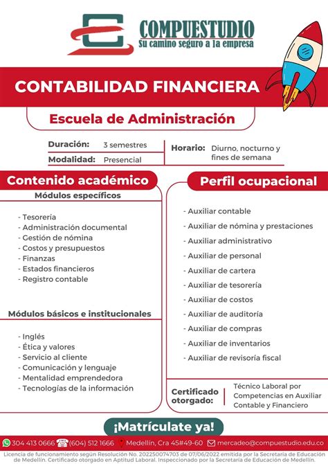 T Cnica Laboral En Auxiliar Contable Y Financiero Compuestudio