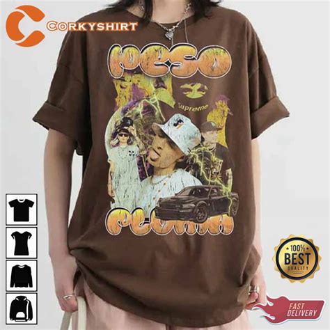 Peso Pluma Doble P Tour 2023 Music Concert T Shirt Corkyshirt