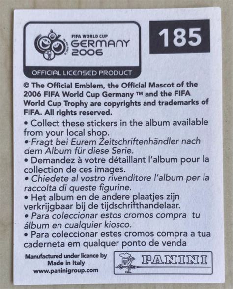 2006 PANINI WORLD CUP GERMANY ORIGINAL UNUSED STICKER LIONEL MESSI