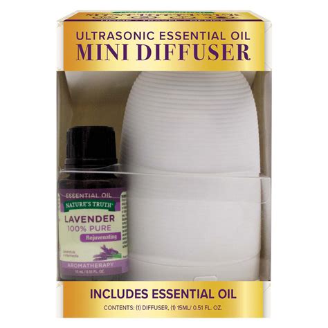 Nature S Truth Mini Diffuser Essential Oils Lavender Set Shop