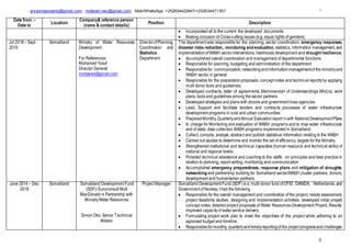 Cv Somalia Mohamed Farah Cv Cv In Somalia Cv Of Somali Expert