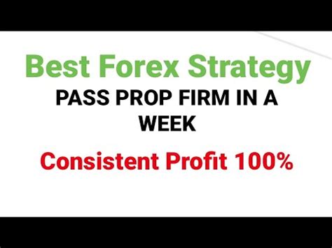 Best Forex Strategy For Consistent Profit Pass Free Funded Account