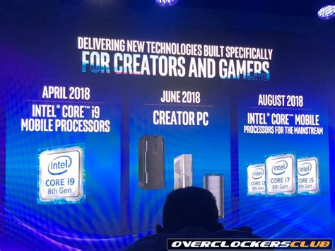 Intel Fall Desktop Launch Event Overclockers Club