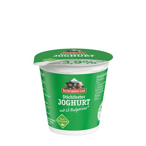 150 G Becher 3 9 Fett Joghurt Natur Stichfest Naturjoghurt