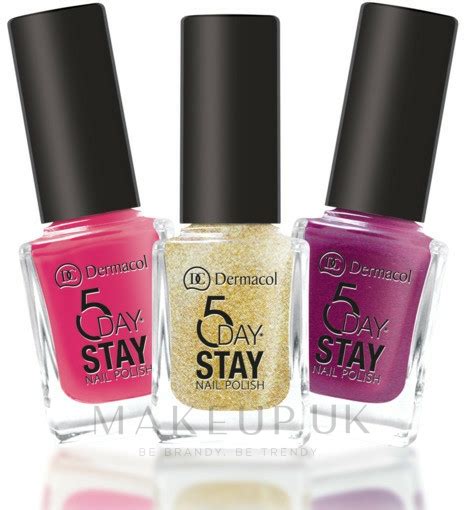 Dermacol 5 Days Stay Longlasting Nail Polish Nail Polish Makeup Uk