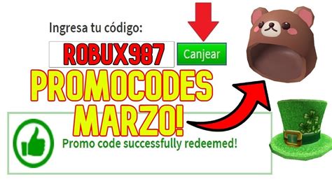 Todos Los Promocodes De Roblox Gratis Marzo Roblox Youtube