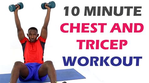 10 Minute Chest And Tricep Workout At Home For Beginners YouTube