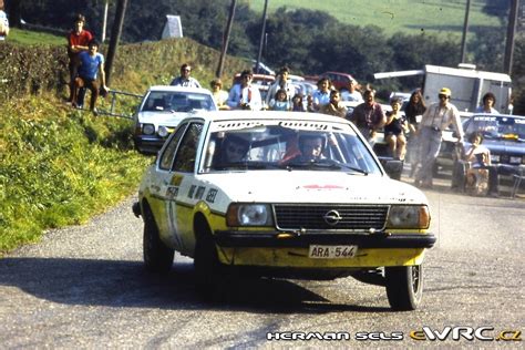 Boogaers Fonny Van Roey Louis Opel Ascona i2000 6 Heures de Visé 1980