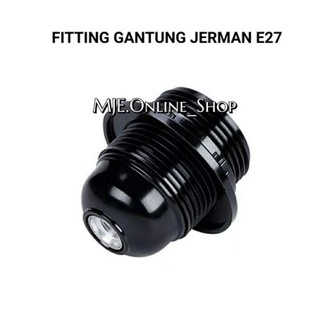 Jual FITTING JERMAN E27 DOUBLE RING FITTING LAMPU GANTUNG E27 ULIR