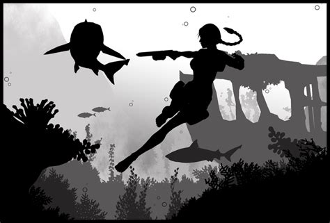 Tomb Raider Ii Silhouette Art By Red8ull On Deviantart