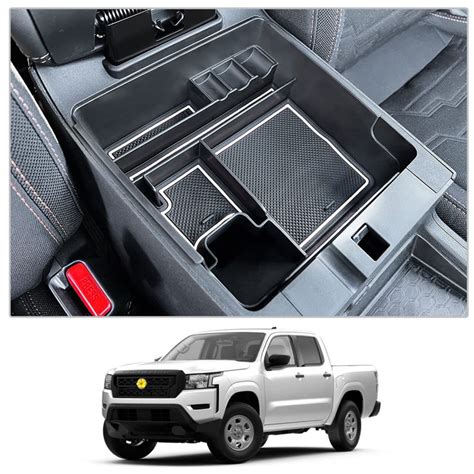 CDEFG For 2022 2023 2024 Frontier Pickup Truck Center Console Organizer