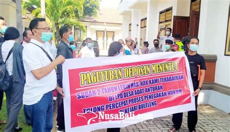 Nasabah Lpd Anturan Geruduk Kejari Buleleng