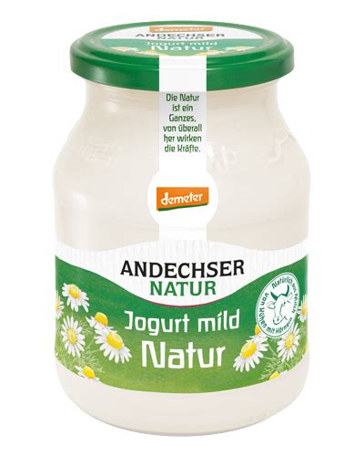 Demeter Jogurt Mild G Andechser Feinschmecker