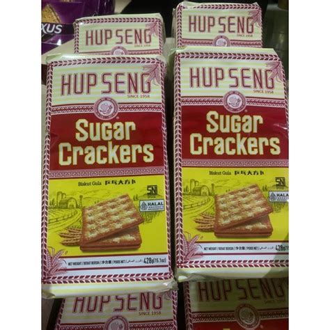 Jual Biskuit Gula Malaysia Hup Seng Sugar Biscuit Gr Shopee