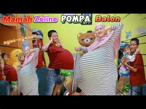 Mamah Zeline Jadi Ibu Hamil Pompa Balon Sampai Ngos Ngosan Drama Lucu