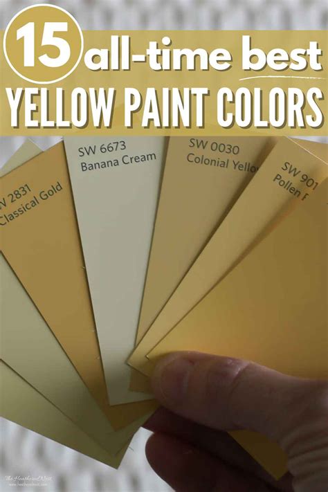 15 BEST Yellow Paint Colors To Boost Your Mood!