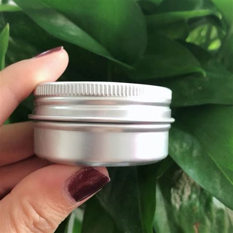 30 Ml Aluminum Tin Jars 1 Oz Gram Jar Cosmetic Sample Metal Tins Empty Container Round Pot Screw