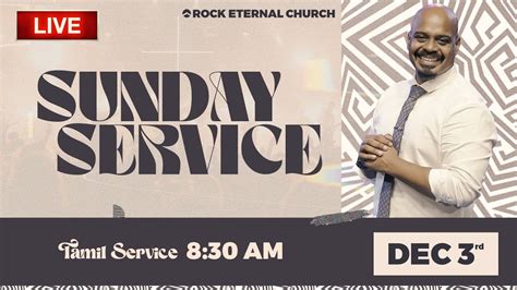 Live Rock Eternal Church Tamil Service December Rd