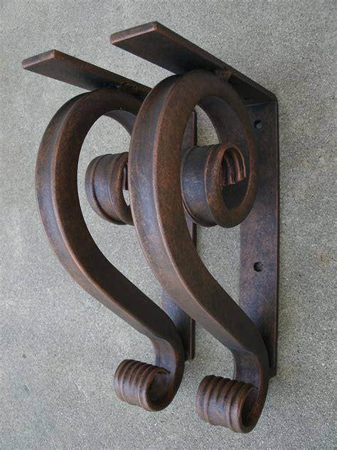 Standard Wrought Iron Angle Brackets Shoreline Ornamental Iron