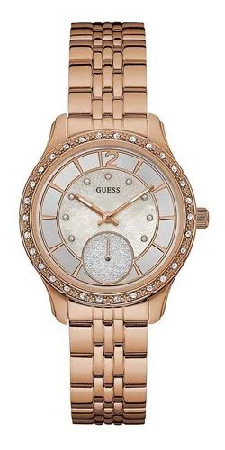 Reloj Guess Whitney W0931l3 Oro Rosa Dama Original Color Del Fondo