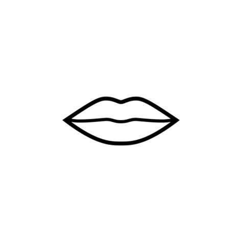 Lip Outline Clip Art