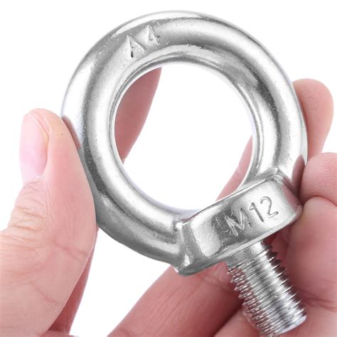 Pc M Stainless Steel Eyebolt Lifting Eye Bolts Ring Screw Loop