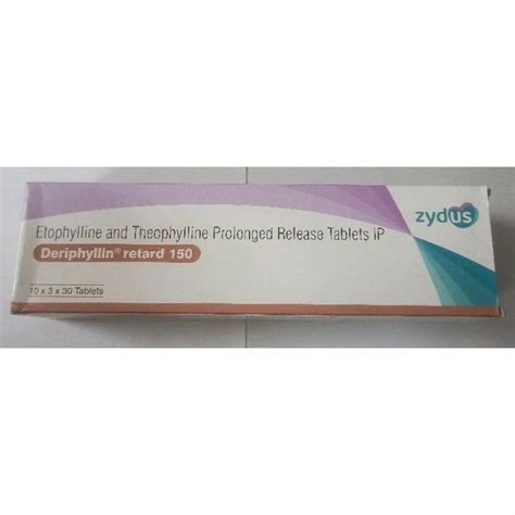 Deriphyllin Tablet Mg At Rs Piece Theophylline Tablet In