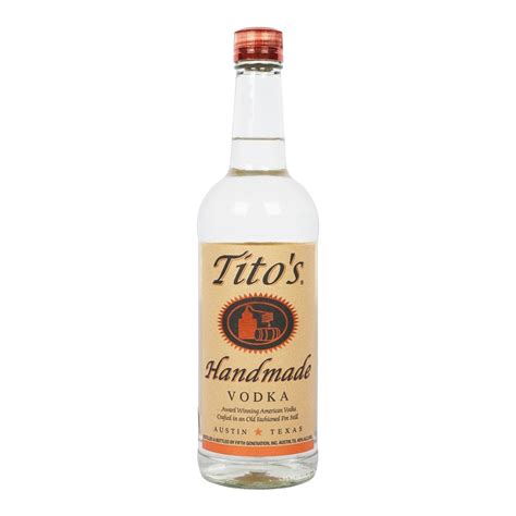 Titos Handmade Vodka 75cl Spirits From The Grapevine Uk