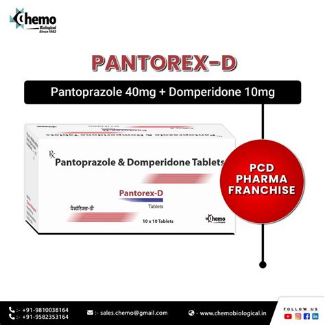 Pantoprazole 40 Mg Domperidone 10 Mg Tablet At Rs 1000box In New Delhi