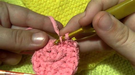 How To Crochet A Flower Face Scrubbie YouTube